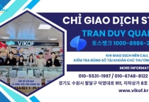 Chỉ giao dịch STK TRAN DUY QUANG