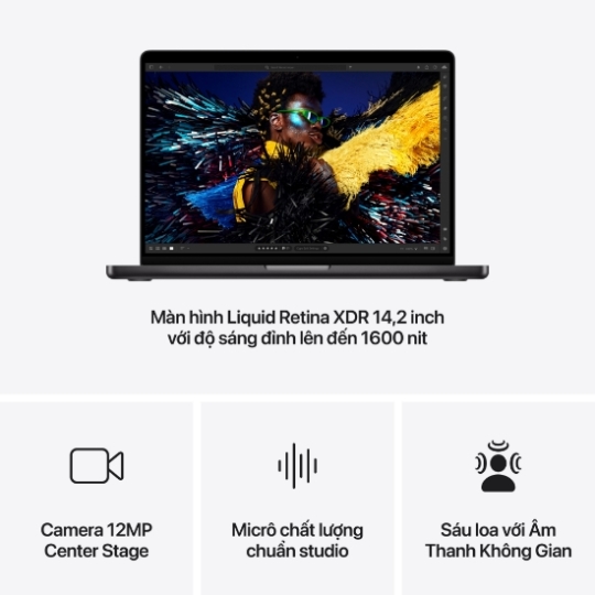 MacBook Pro 14 inch M4 2024 (16GB RAM| 10 core GPU| 10 core CPU| 512GB SSD)